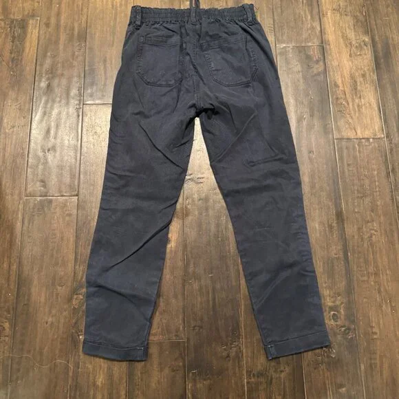 PAIGE Christy Navy Drawstring‎ Waist Pants Women's Size 25 - Picture 8 of 13